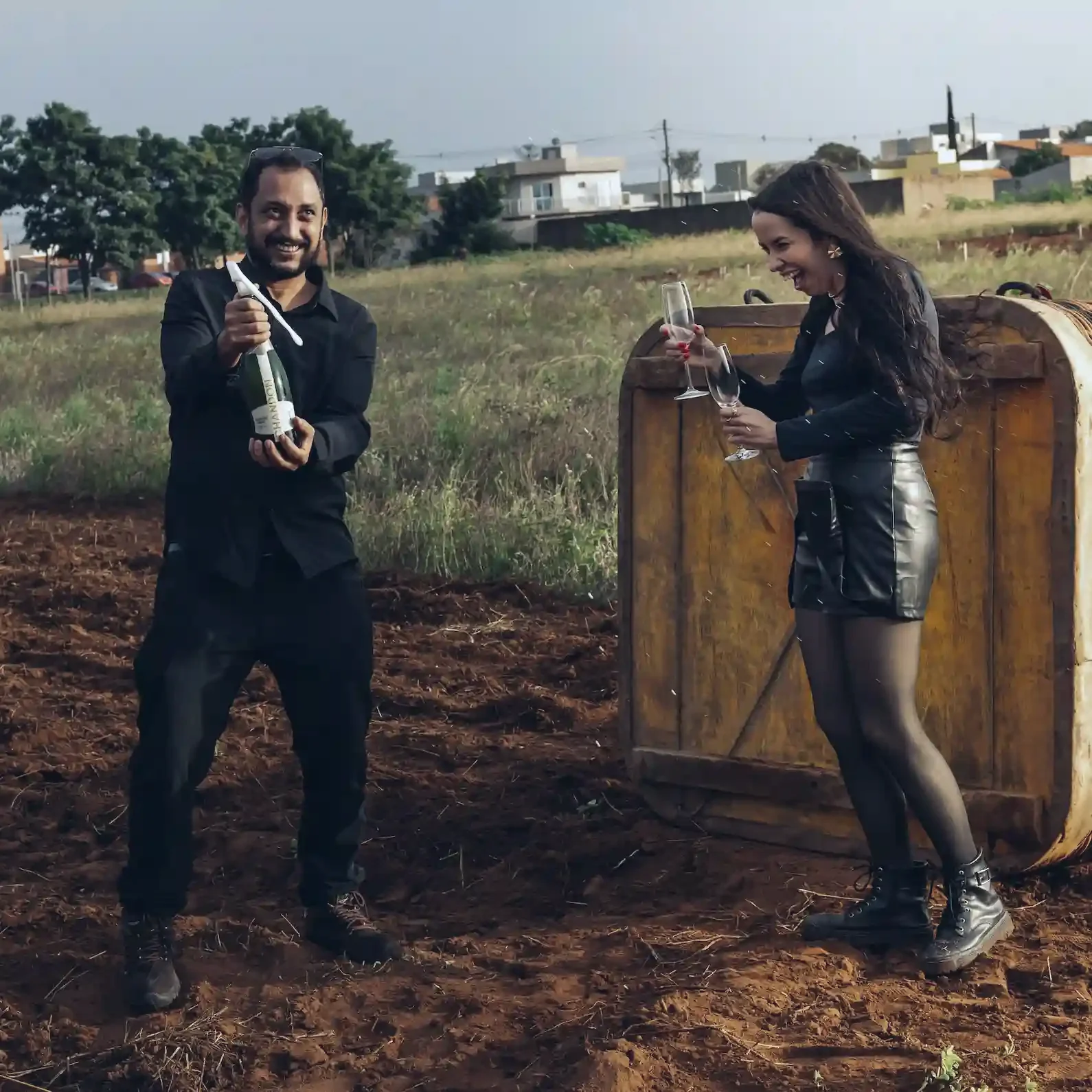 Momento do voo de balão 1